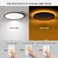 Adjustable Dimmable LED Ceiling Light for Versatile Spaces black mode