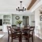Clear Glass Shade Industrial Chandelier 4