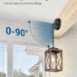 Farmhouse Pendant Light Rustic Kitchen Design 1