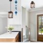 Farmhouse Pendant Light Rustic Kitchen Design 2
