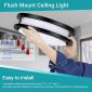 Flush Mount Dimmable LED Kitchen Light Fixtur 5