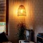 Handwoven Hemp Rope Boho Hanging Lamp Fixture 4