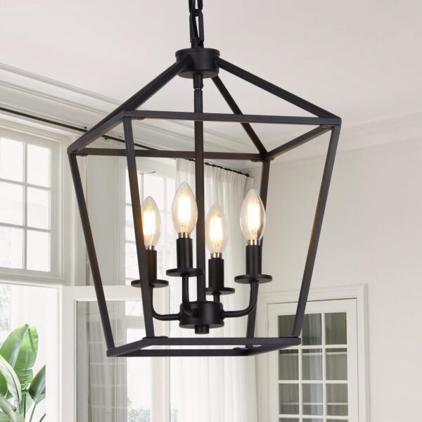 Industrial Ceiling Light Rustic Metal Fixture