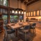 Rustic Ceiling Light Clear Glass Fixture 2