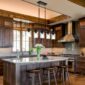 Rustic Ceiling Light Clear Glass Fixture 5