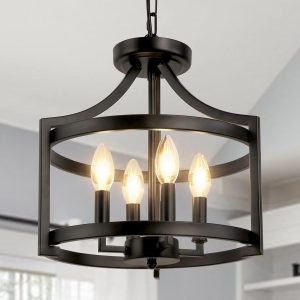 Rustic Vintage Convertible Light Fixture Pendant Lighting Design