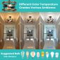 Semi Flush Mount Industrial Farmhouse Ceiling Light Cherry ambiance